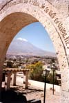Arequipa, Blick von Yanahuara auf den Vulkan Misti