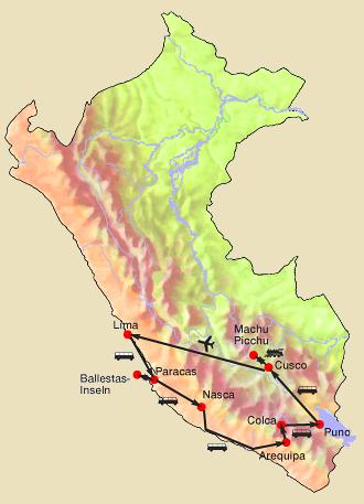 Rundreise Erlebnis Peru + Paracas und Nasca